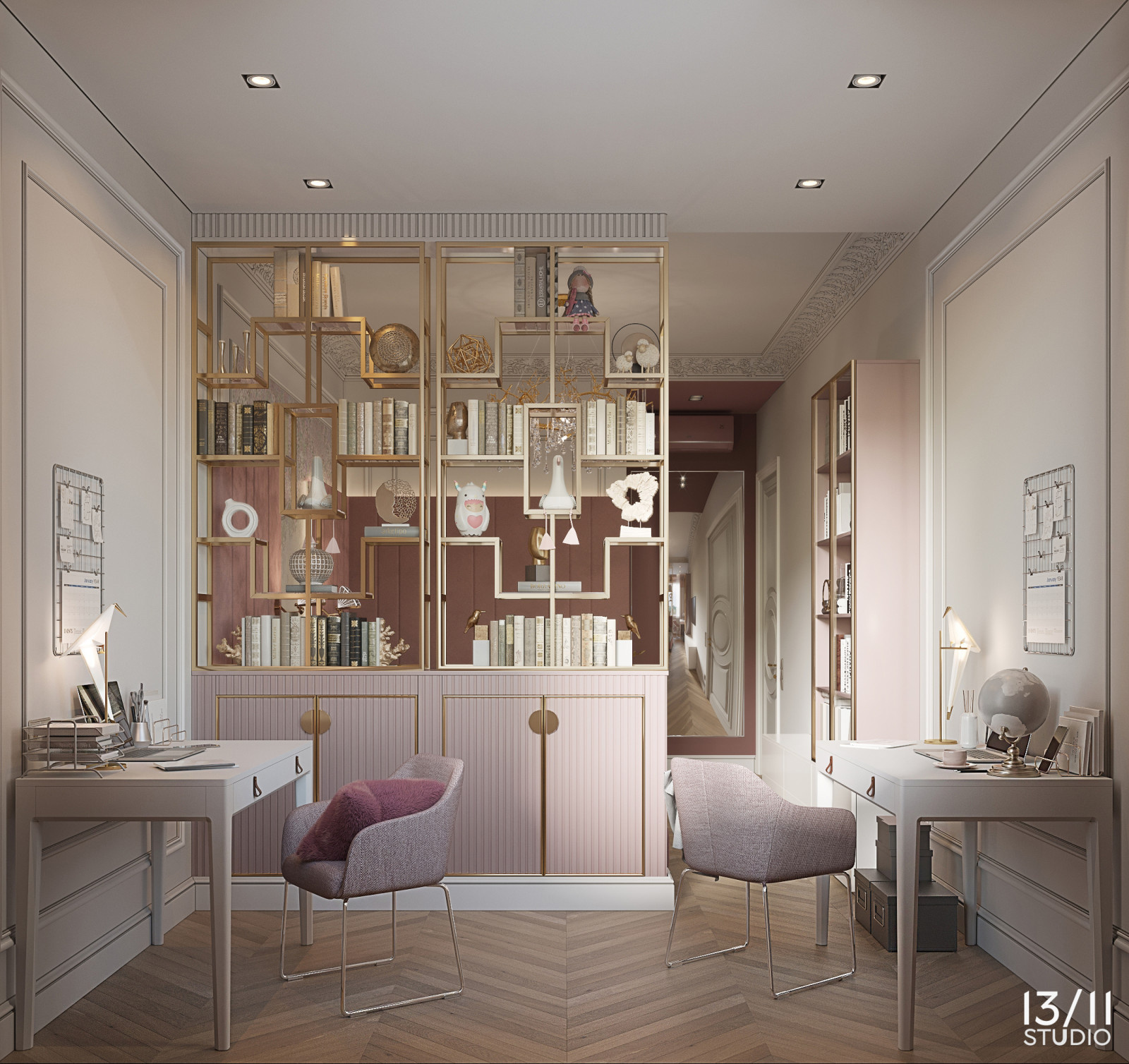 Трехкомнатная квартира в современной классике