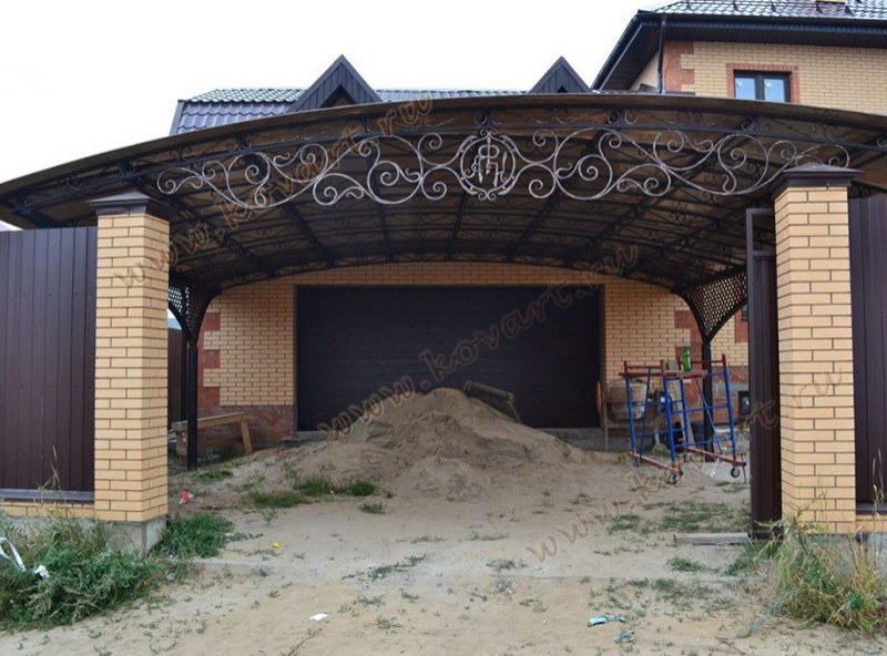 Кованые козырьки