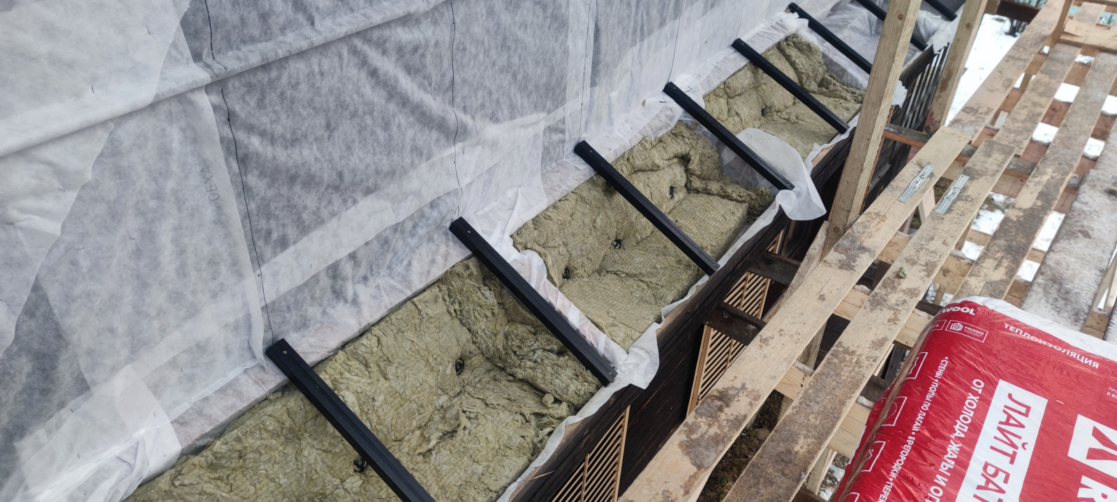 Монтаж фасада дпк