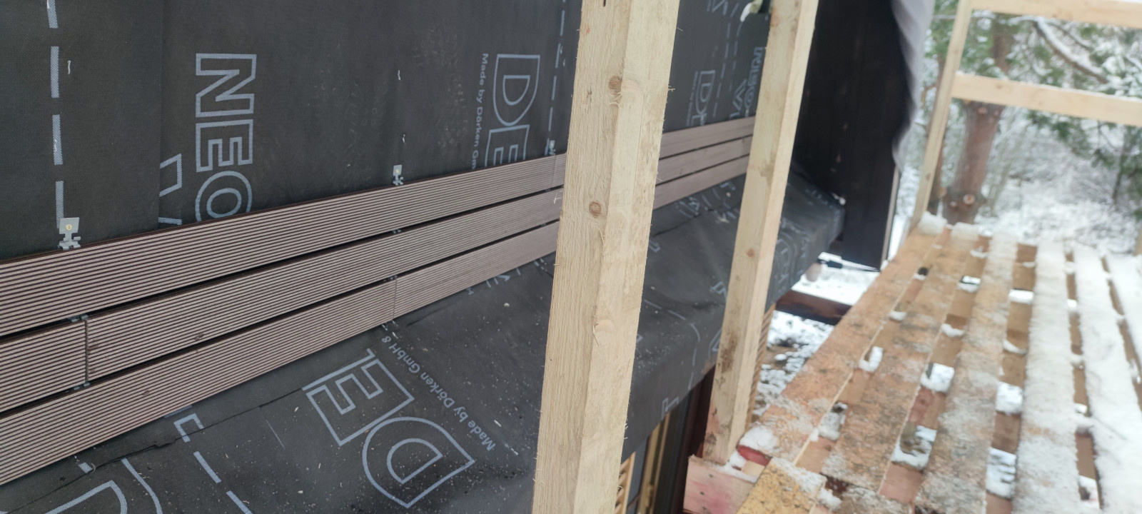 Монтаж фасада дпк