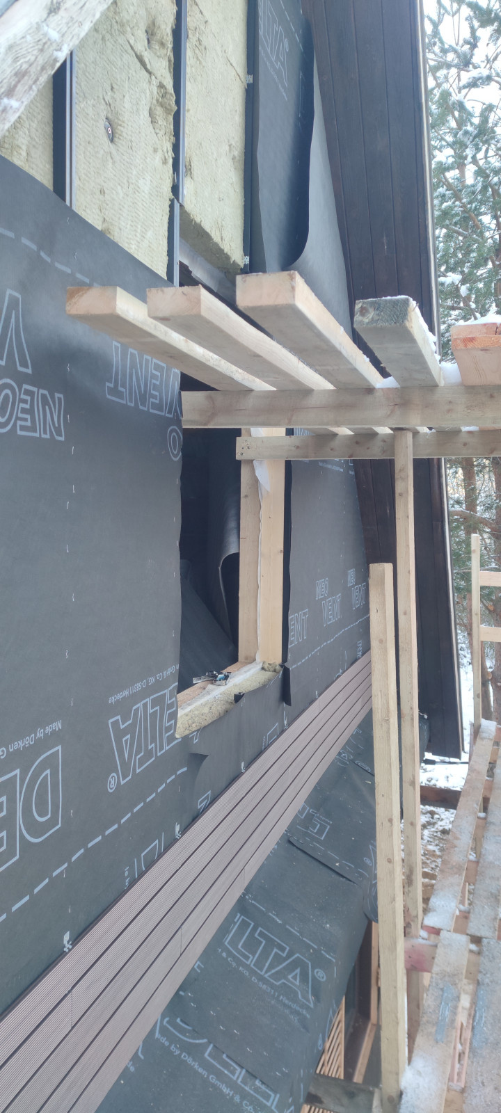 Монтаж фасада дпк