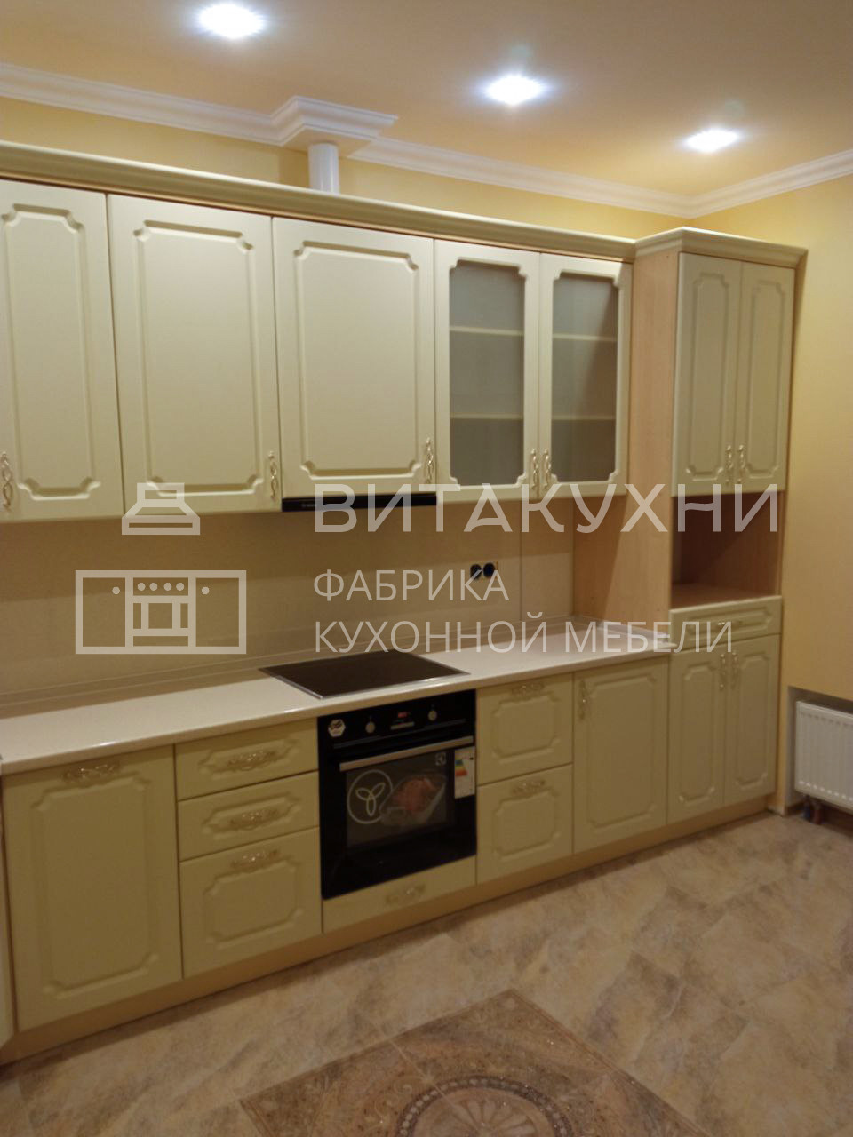 Классическая кухня с фрезеровкой