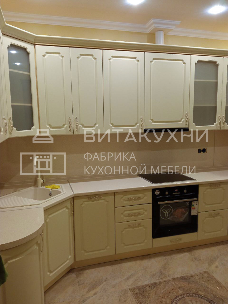 Классическая кухня с фрезеровкой