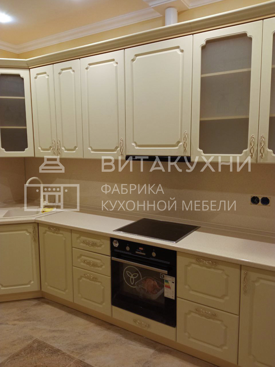 Классическая кухня с фрезеровкой