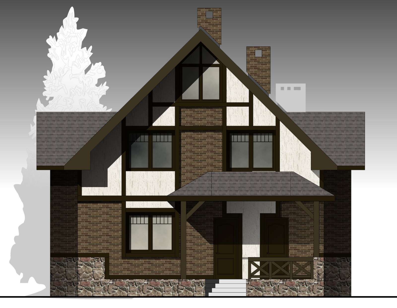 Проект "Жуковский" 221м2