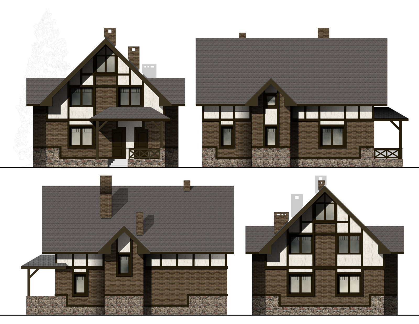 Проект "Жуковский" 221м2