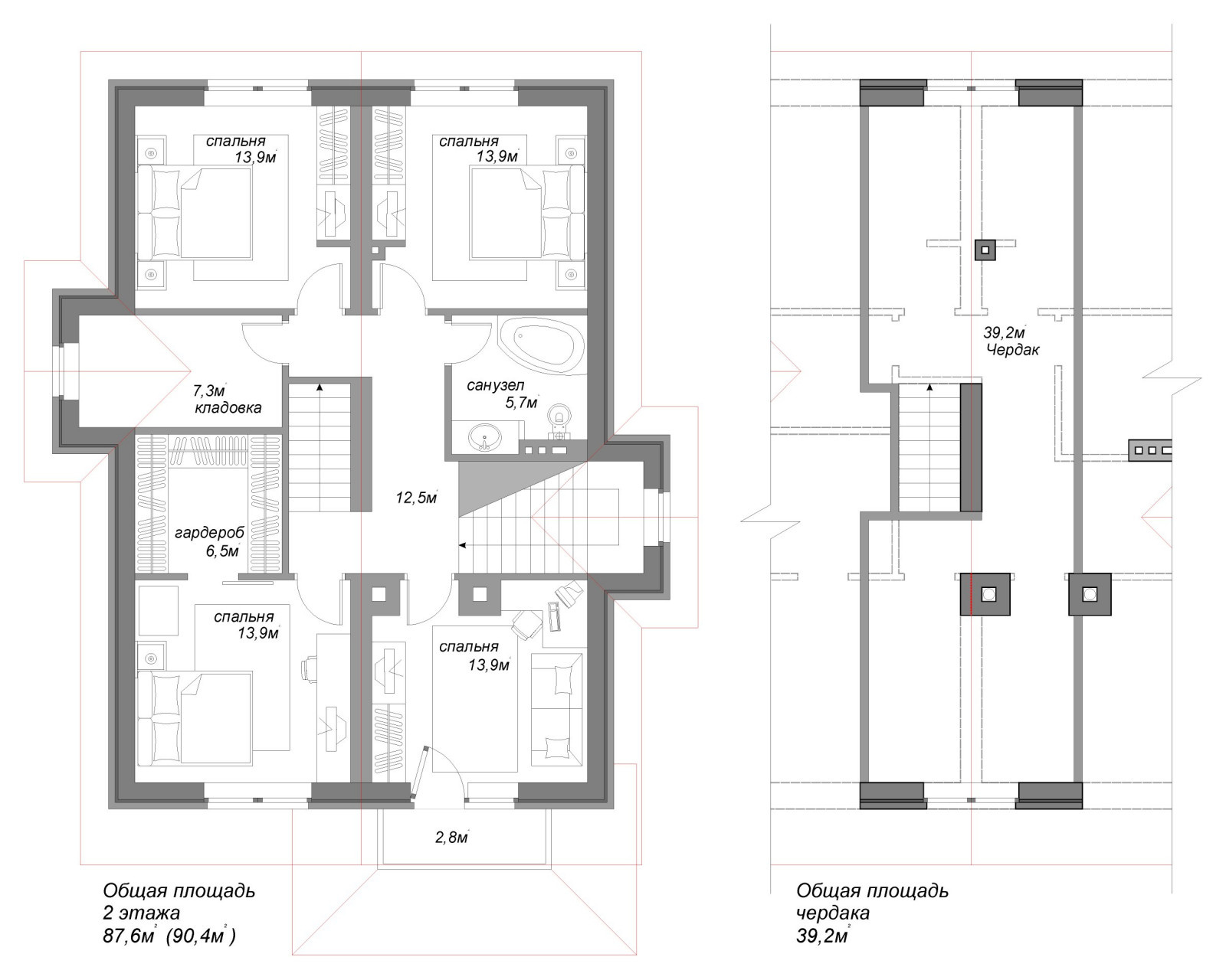 Проект "Жуковский" 221м2