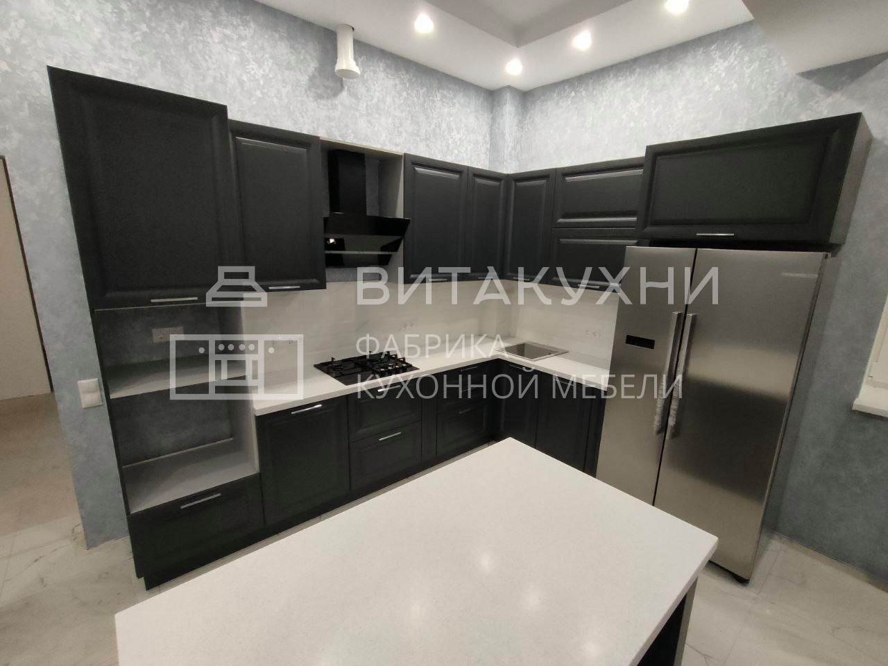 Кухонный гарнитур с островом