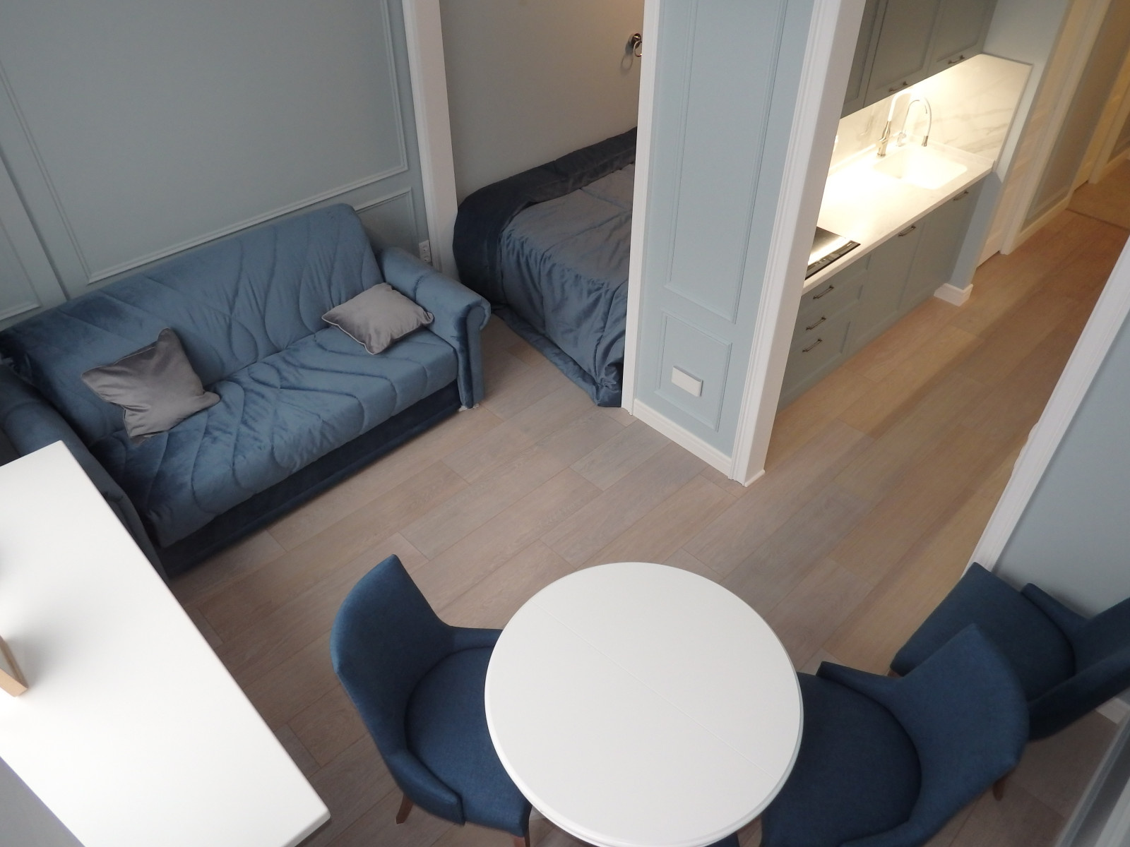 ЖК Вивальди - отделка квартиры-студии в новостройке на ул. Новочеремушкинская