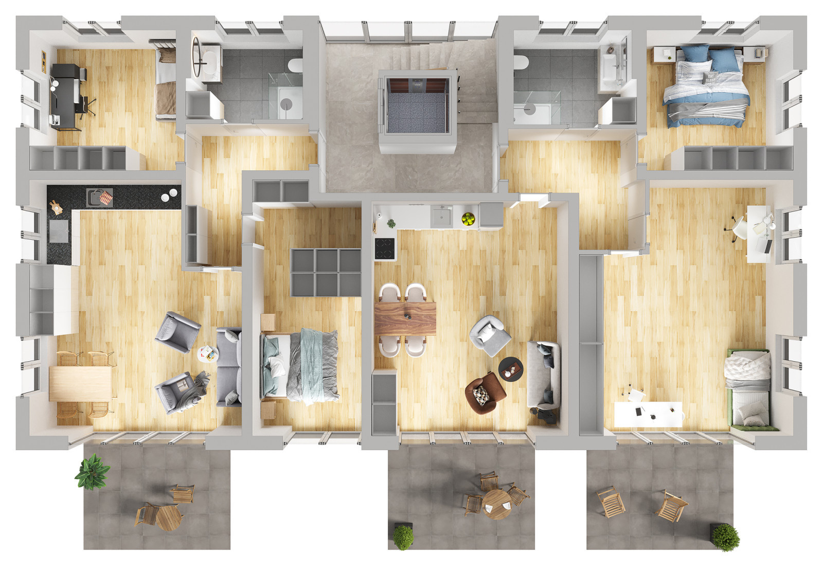 Haus № 2 (1. Stock)