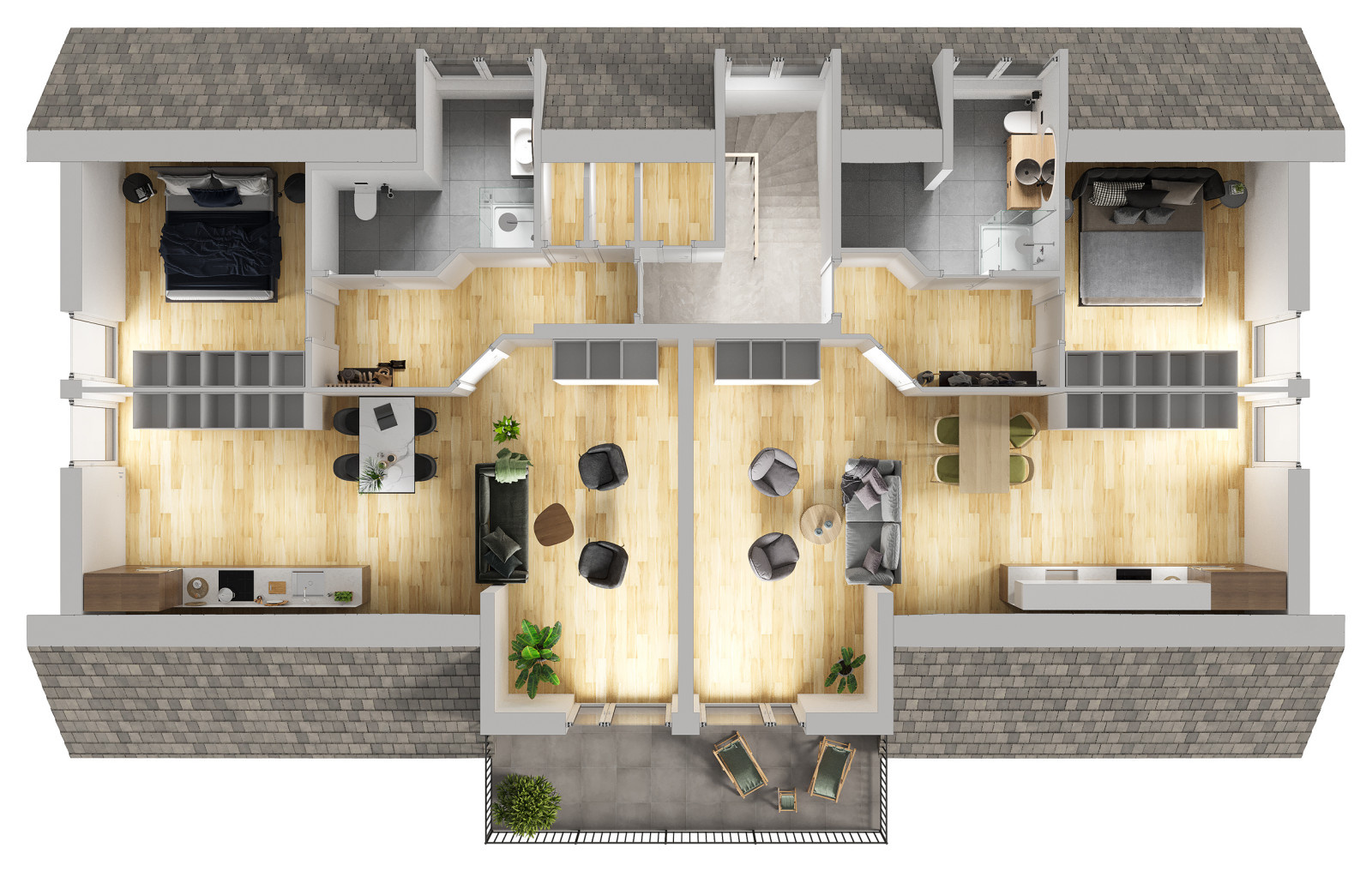 Haus № 2 (3. Stock)