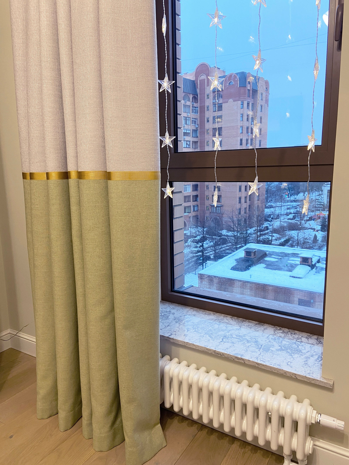 Тектильное оформление на Тихвинской улице