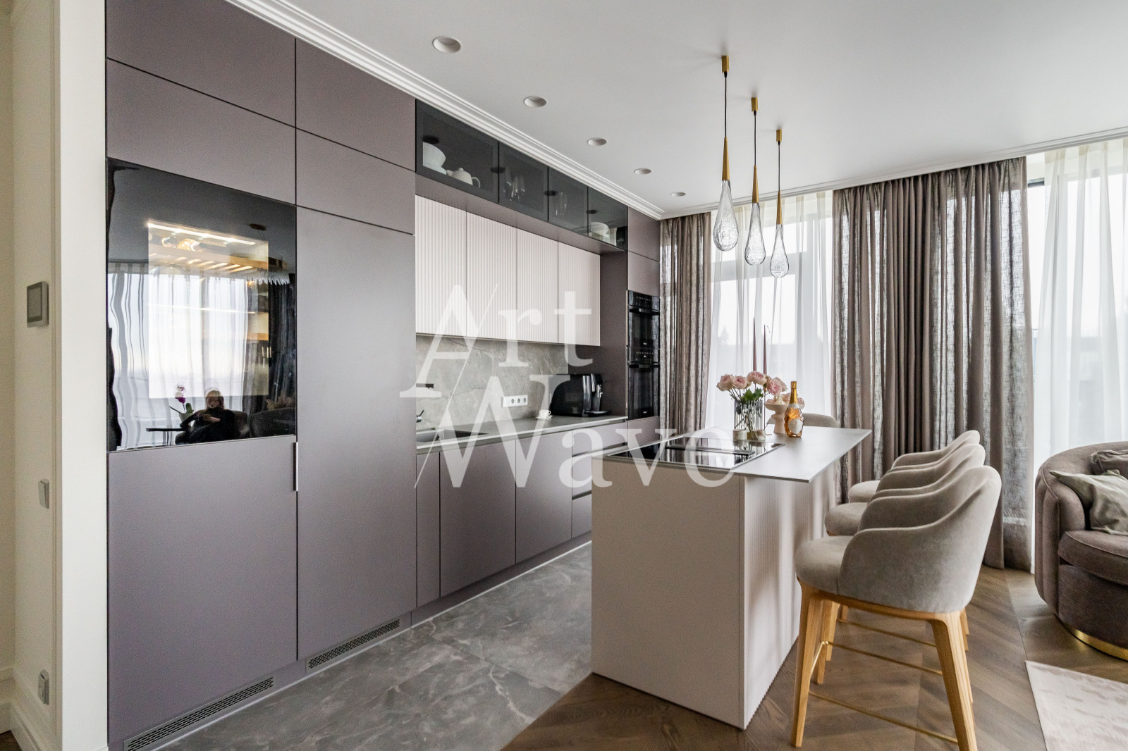 Кухня в ЖК "Пять Звезд" Санкт-Петербург