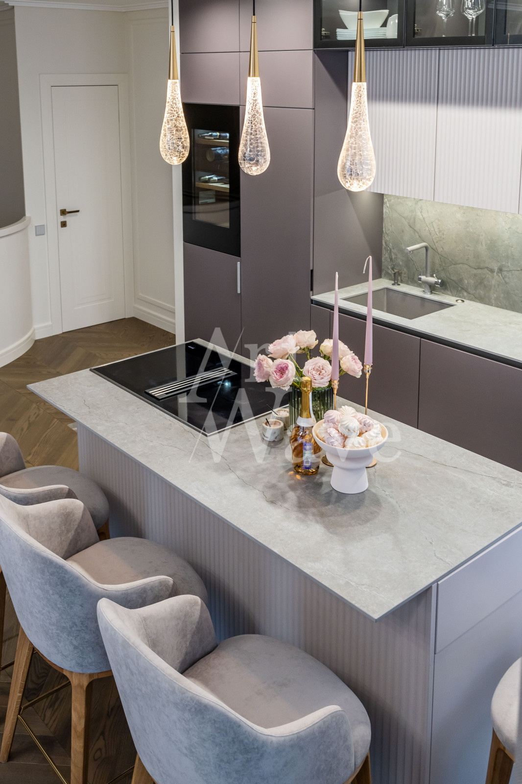 Кухня в ЖК "Пять Звезд" Санкт-Петербург