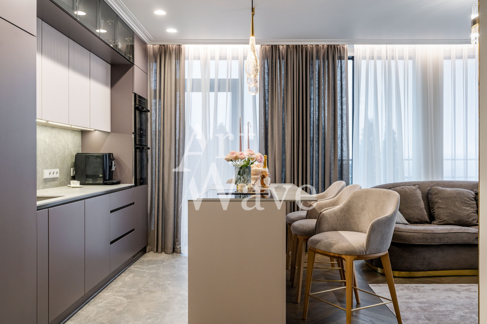 Кухня в ЖК "Пять Звезд" Санкт-Петербург