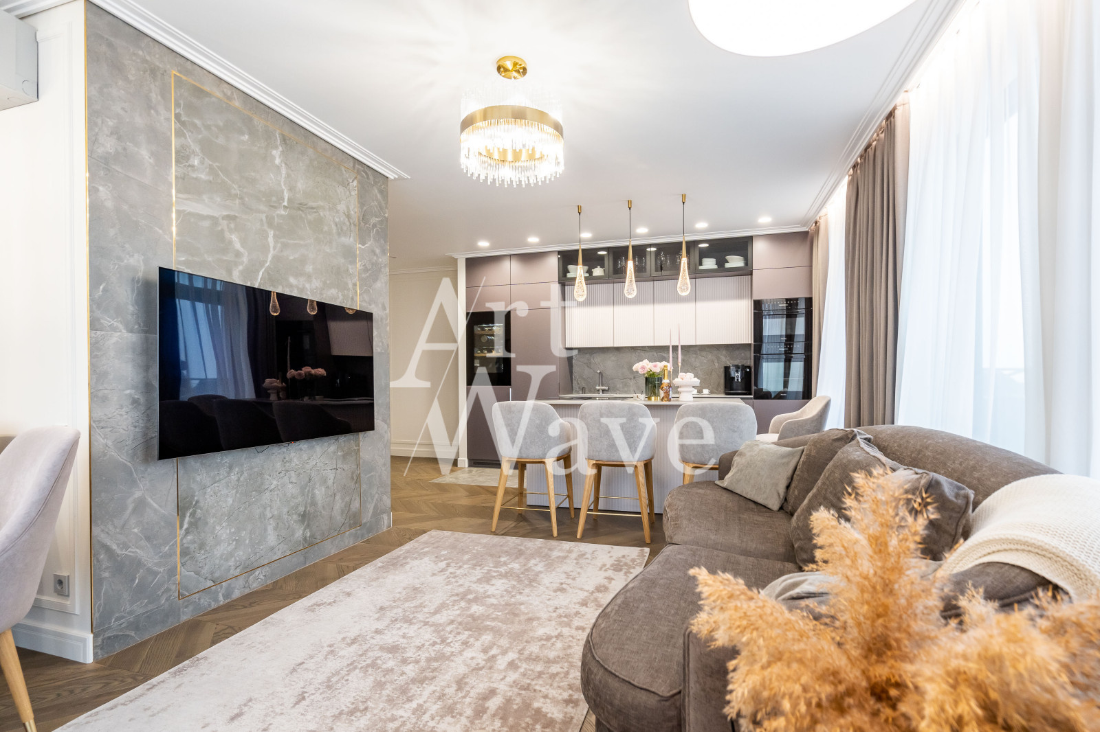 Кухня в ЖК "Пять Звезд" Санкт-Петербург