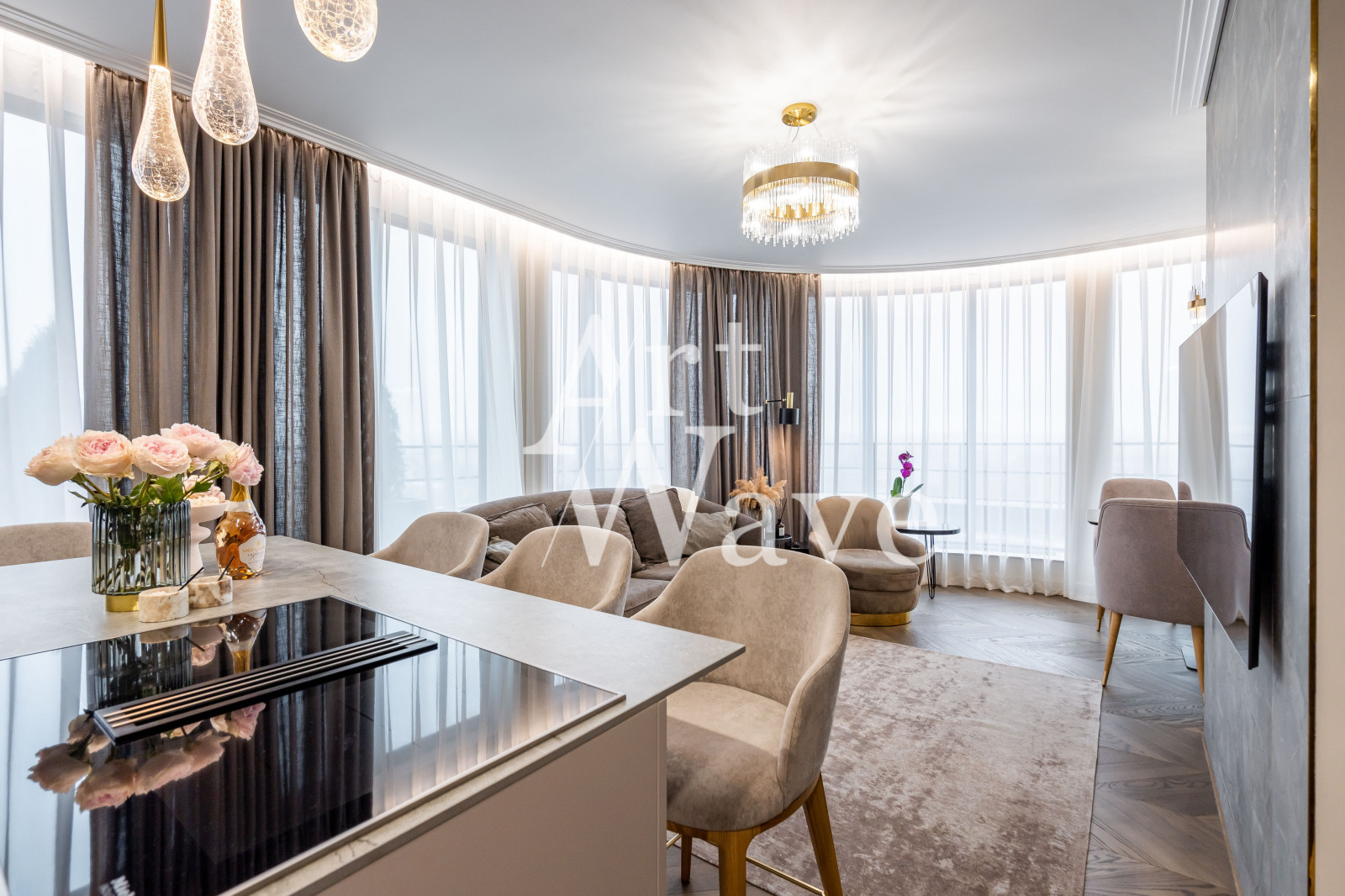 Кухня в ЖК "Пять Звезд" Санкт-Петербург