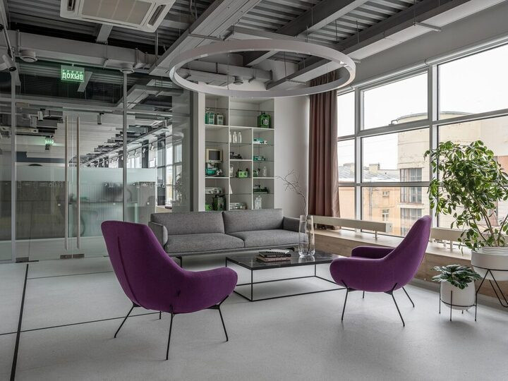 Уютный офис с перегородками Nayada