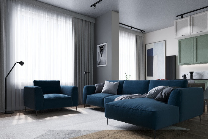 Квартира 120м2, в ЖК Фонвизинский