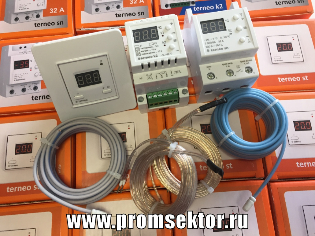 Нагревательные кабели и терморегуляторы