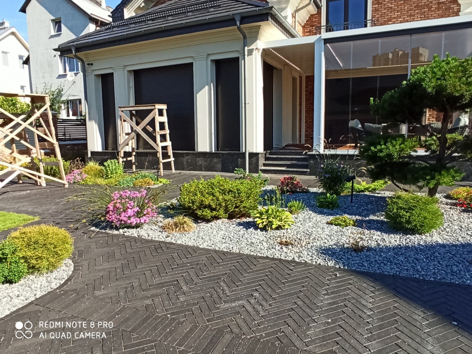 Частный  сад, реализация проекта