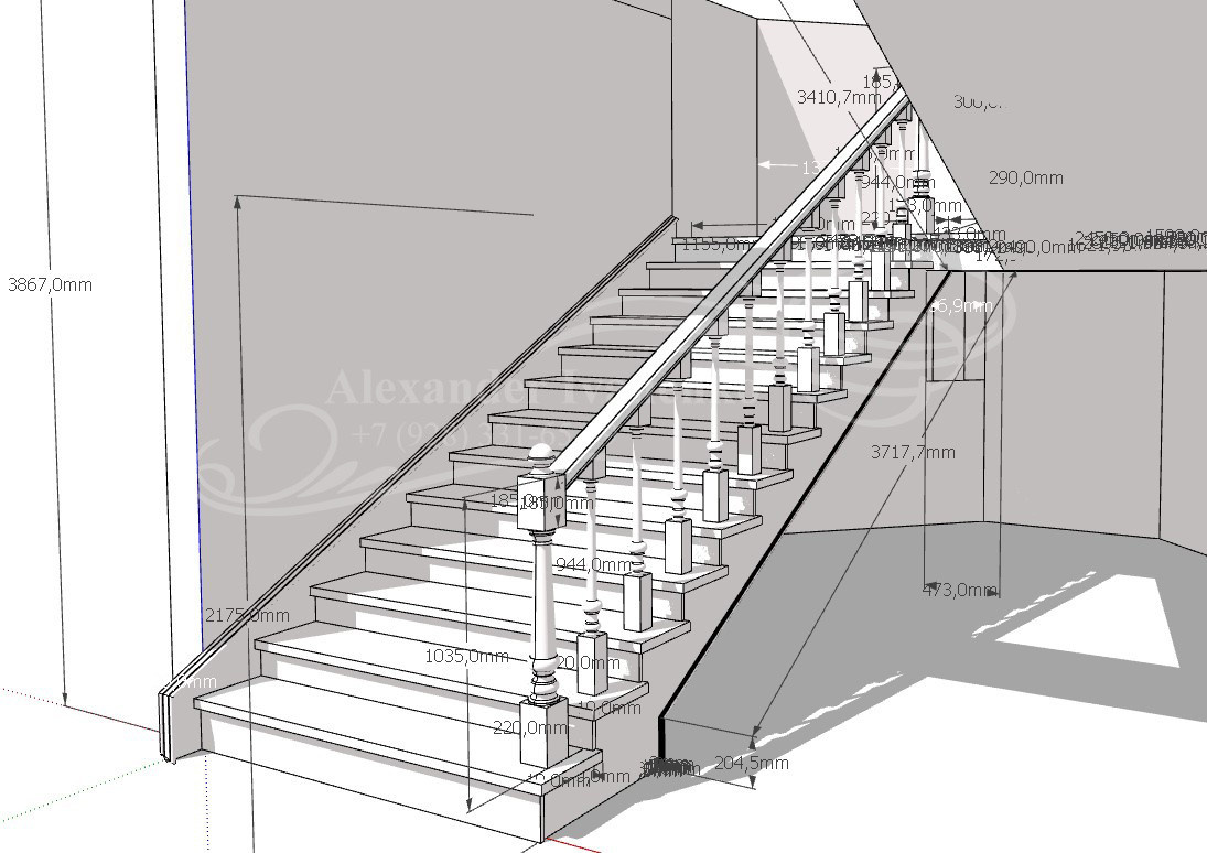 РАЗРАБОТКА ВИЗУАЛИЗАЦИИ ЛЕСТНИЦЫ