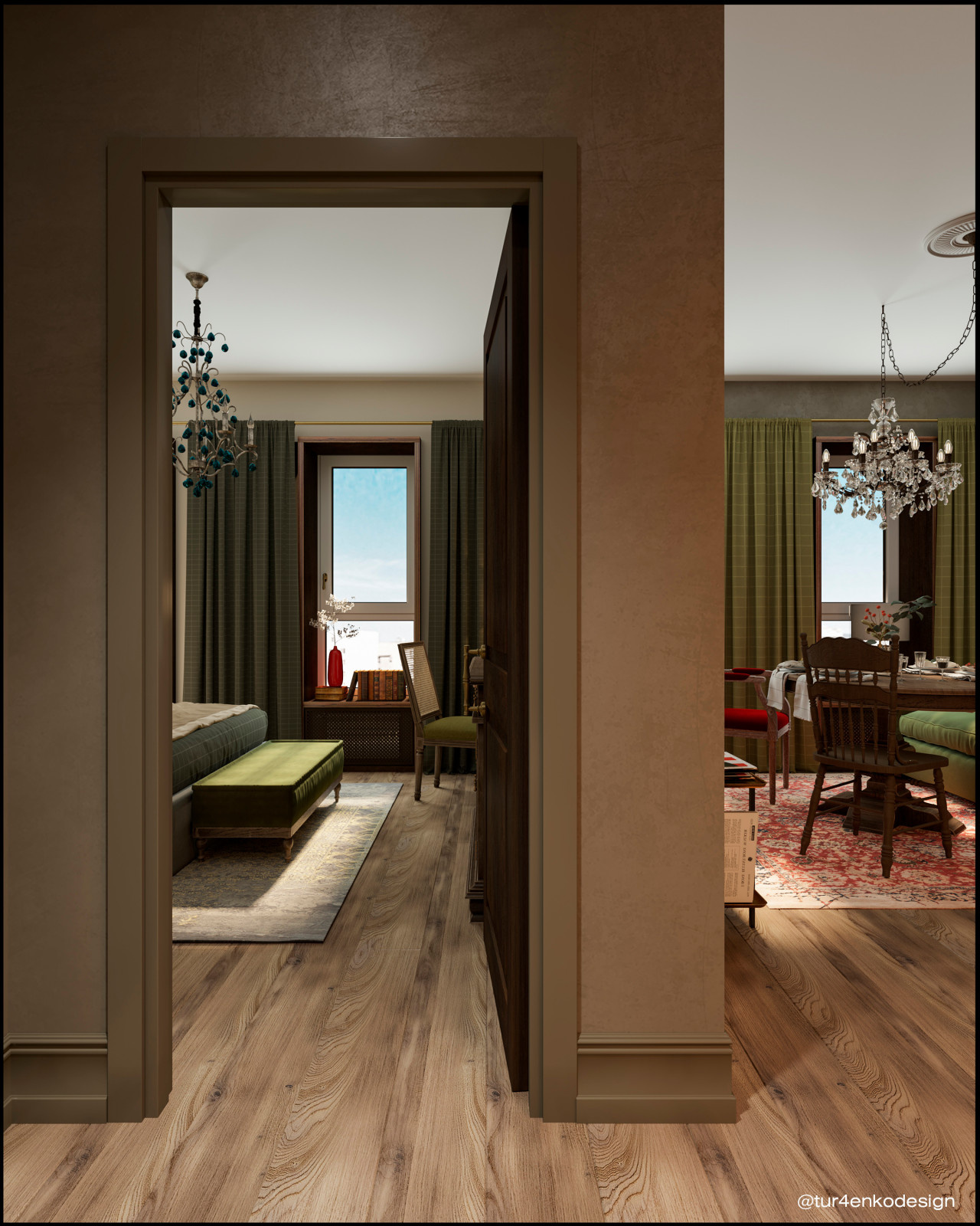 Дизайн 4хкомнатной квартиры в ЖК "Вестердам"