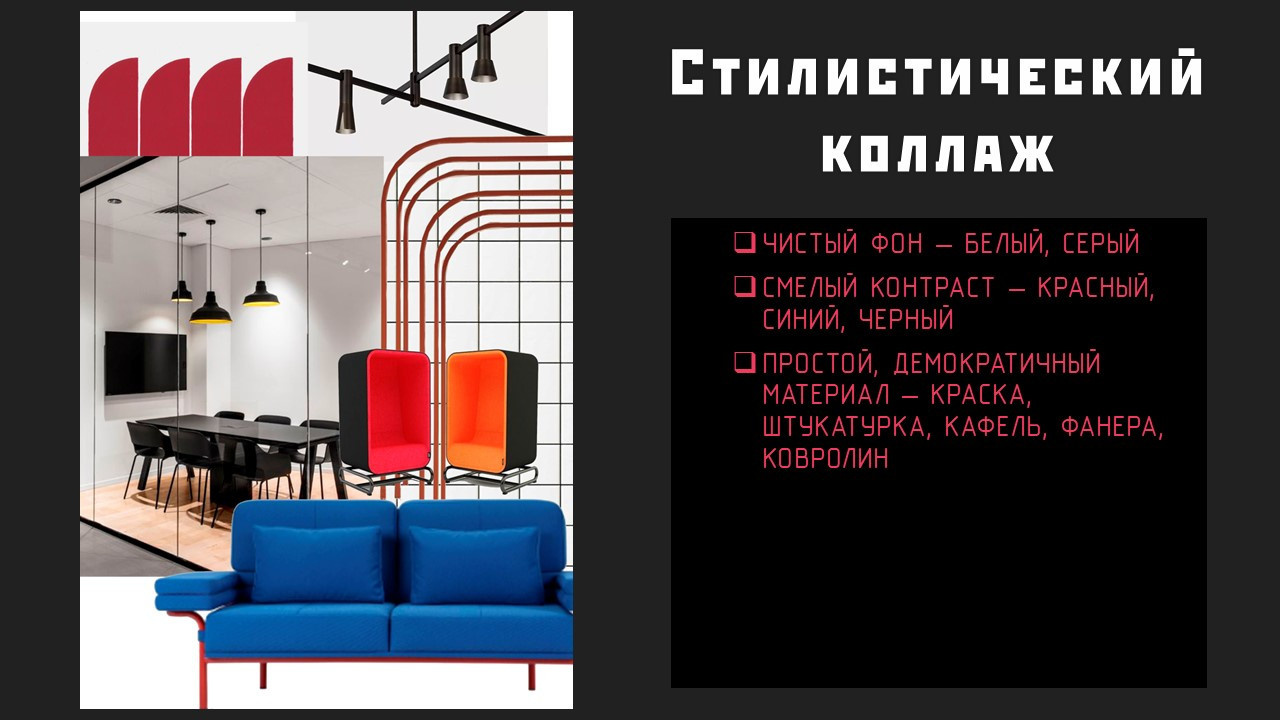 Дизайн-концепт коворкинга