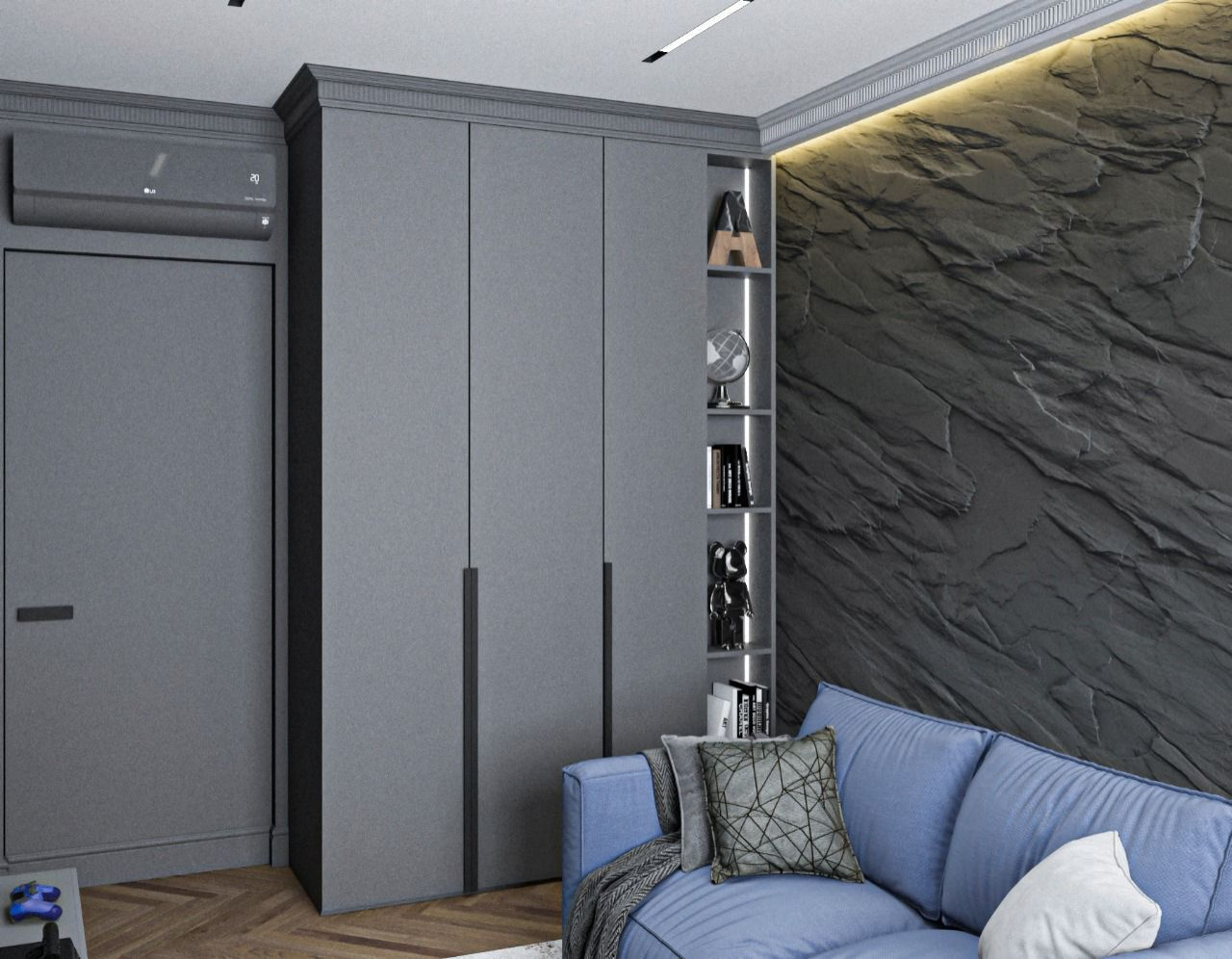 Просторная квартира с гостевой в классическом стиле