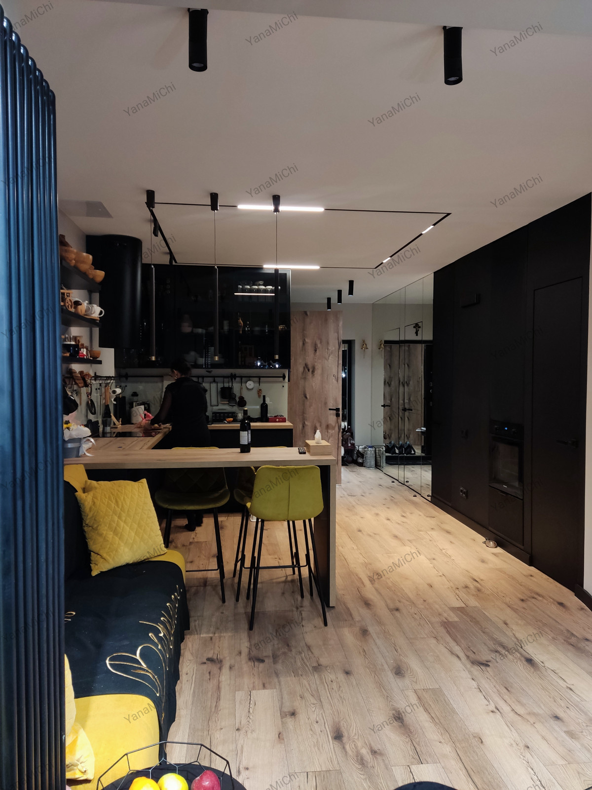 Проект 2квм. квартиры переделанную в 3-х- ЖК Волжский квартал 2022г.