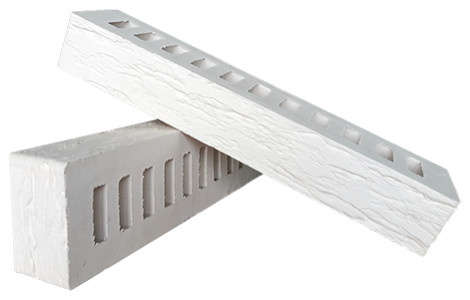 Белый кирпич - то что в архитектуре будет актуально всегда.