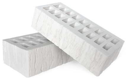 Белый кирпич - то что в архитектуре будет актуально всегда.