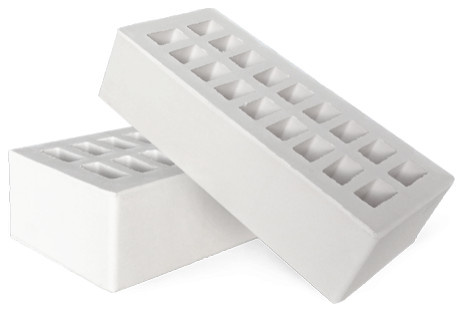 Белый кирпич - то что в архитектуре будет актуально всегда.