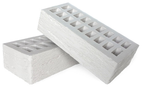 Белый кирпич - то что в архитектуре будет актуально всегда.