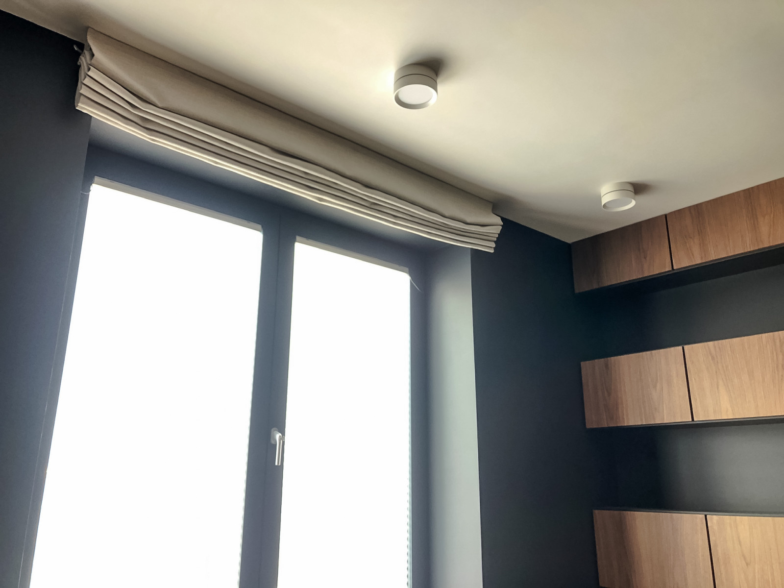 текстильное оформление ультрасовременного интерьера