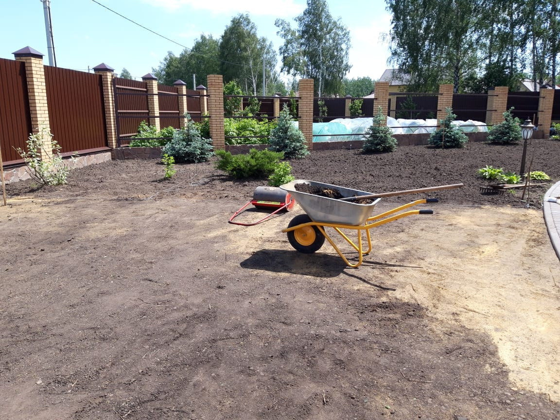 Landscape design of the territory (Oryol region)