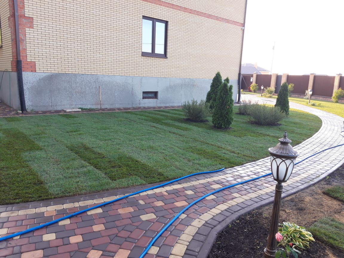 Landscape design of the territory (Oryol region)