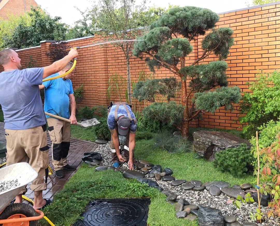 Landscape design of the territory. Japanese style (Moscow region)