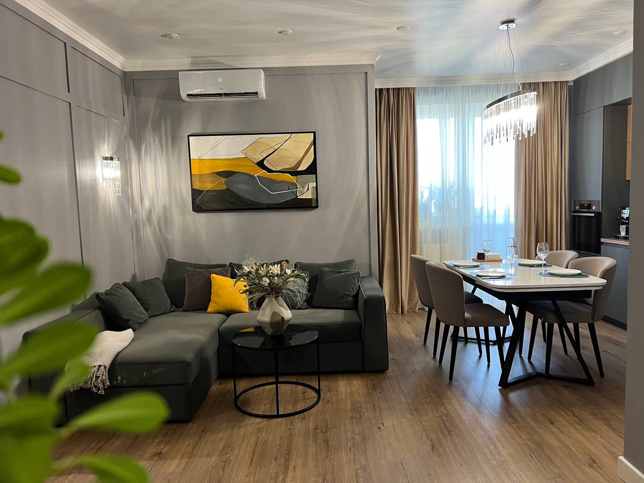 Квартира с цветными акцентами