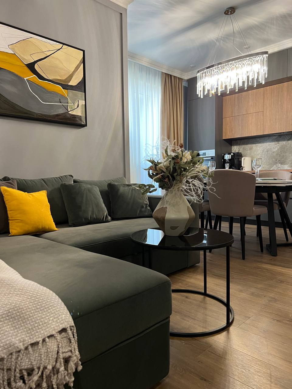 Квартира с цветными акцентами