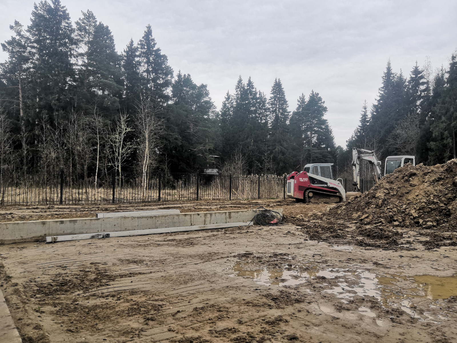 Landscape design of the territory (Moscow region)
