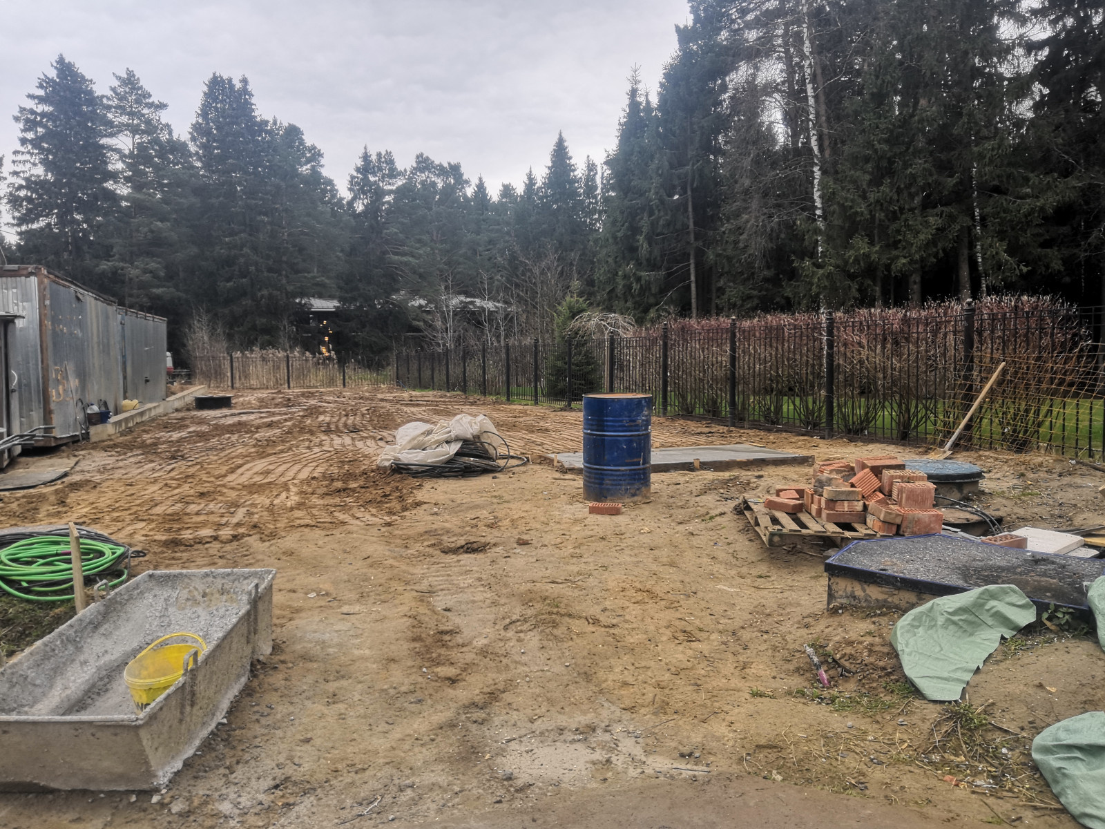 Landscape design of the territory (Moscow region)