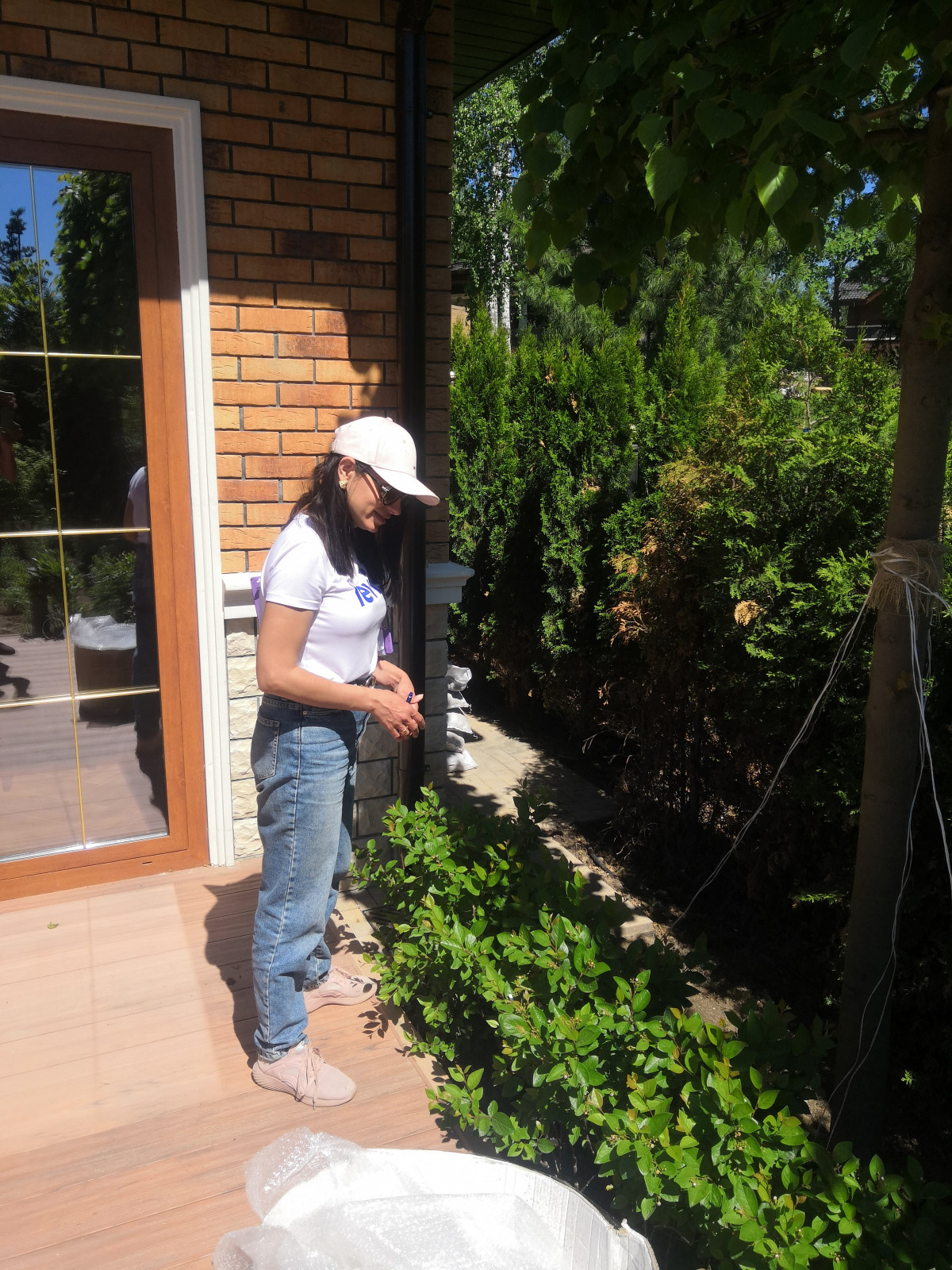 Landscape design of the territory (Moscow region)