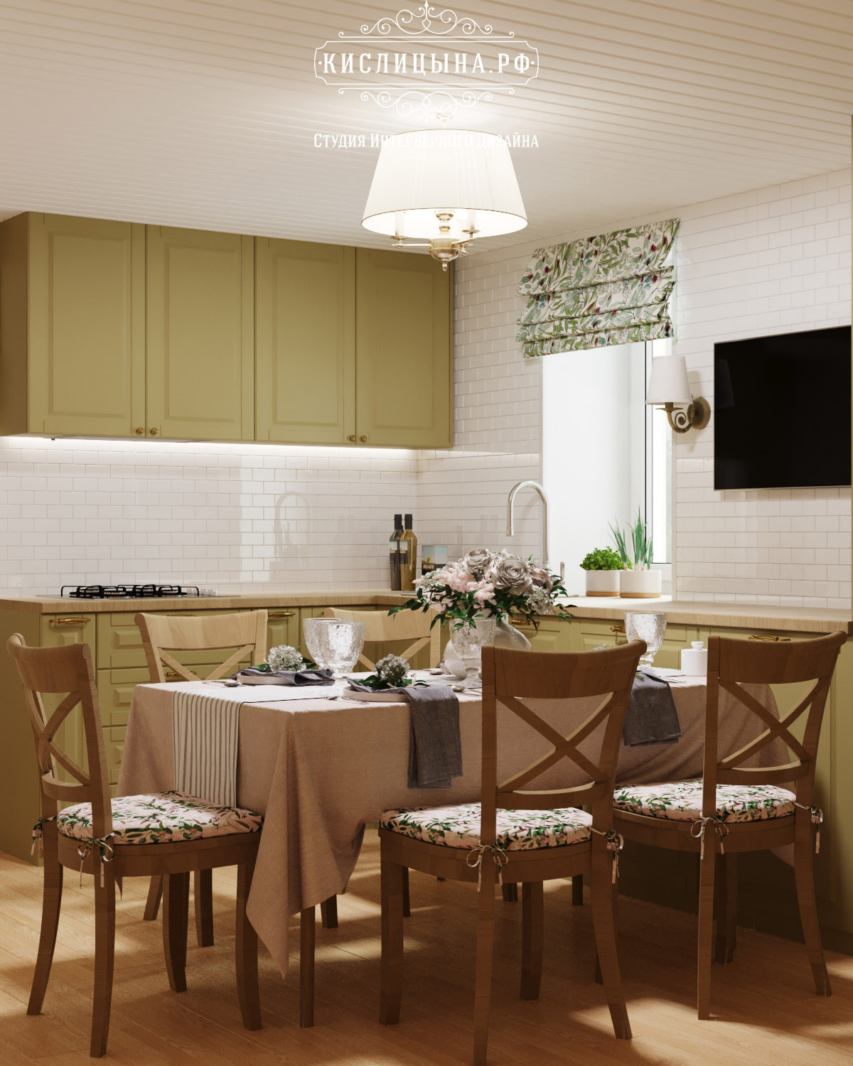 Кухня в жилом доме, п. Кораблино, Рязанская область