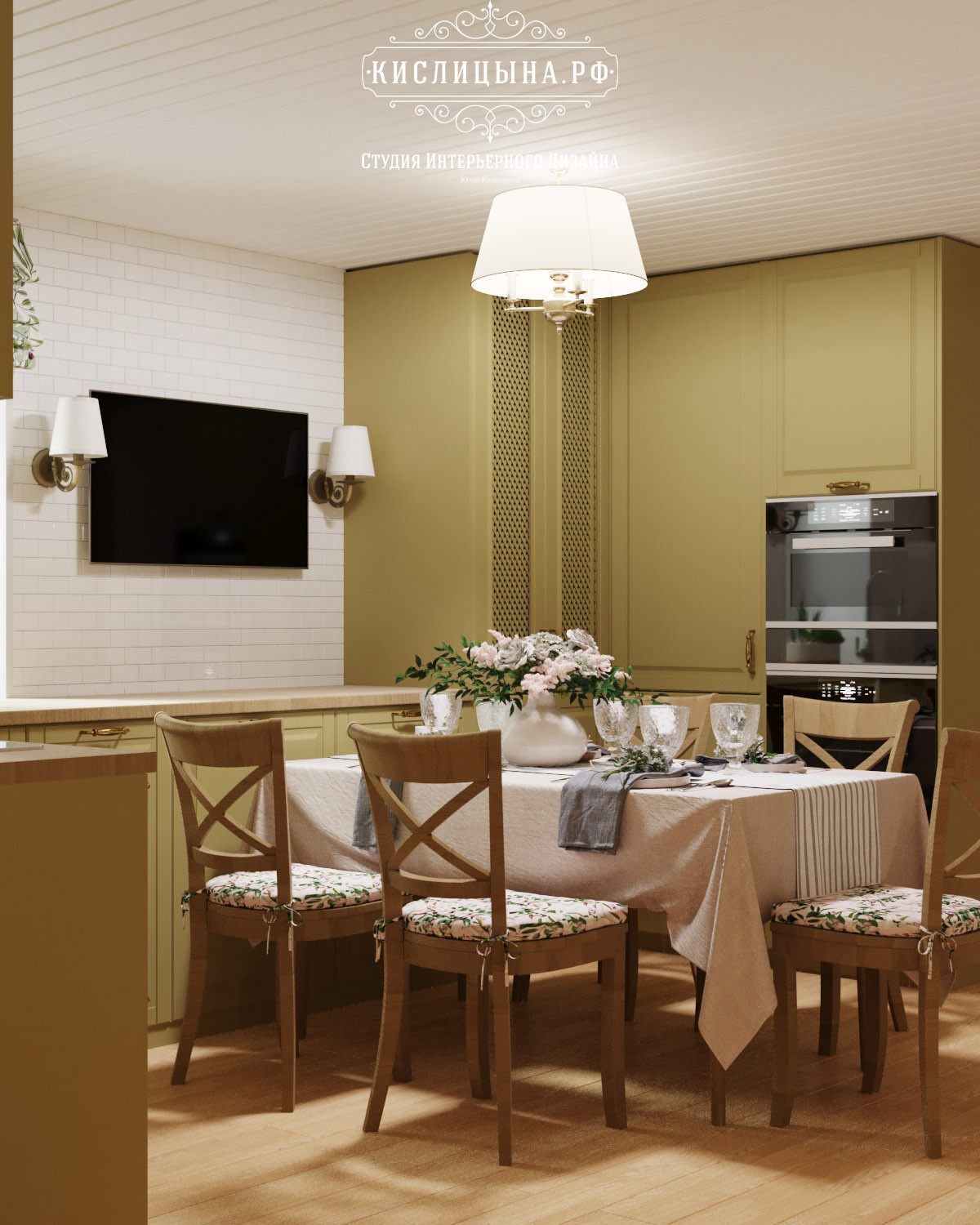 Кухня в жилом доме, п. Кораблино, Рязанская область