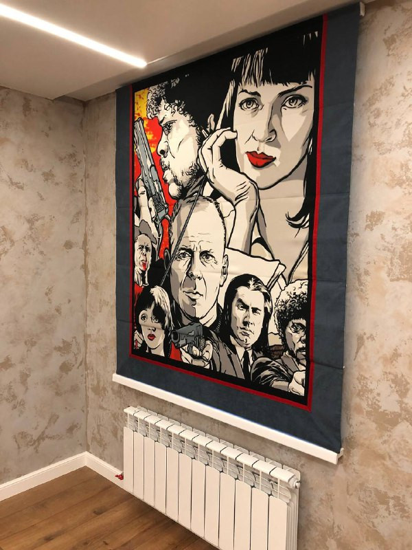 Римские шторы  для домашнего кинотеатра