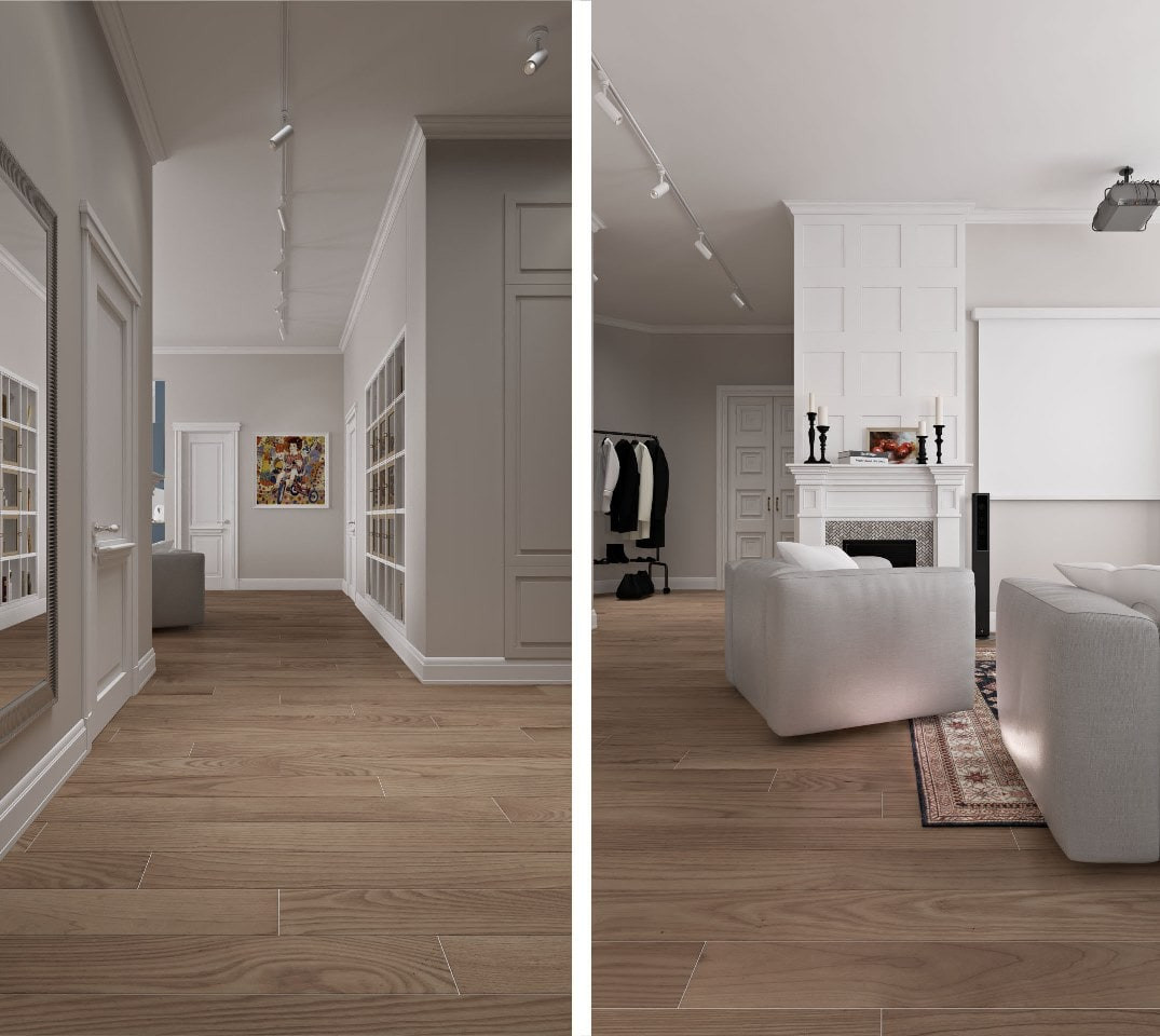 ЖК D1, 3 комнаты, 90 м²