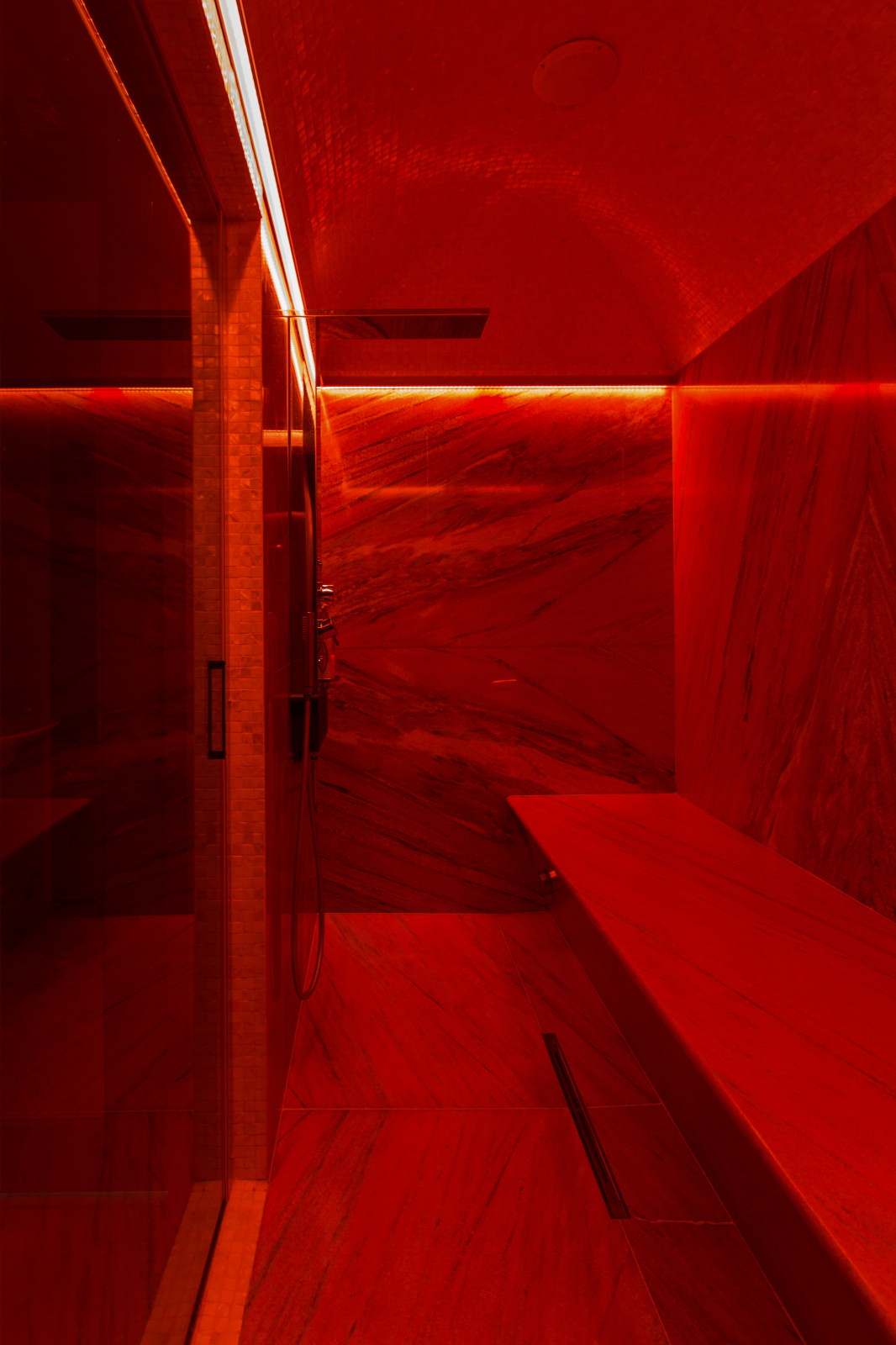 Хамам в квартире оттенки серого