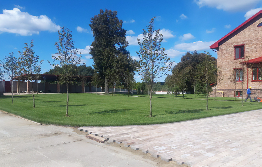 Landscape design of the territory (Moscow region 2022)