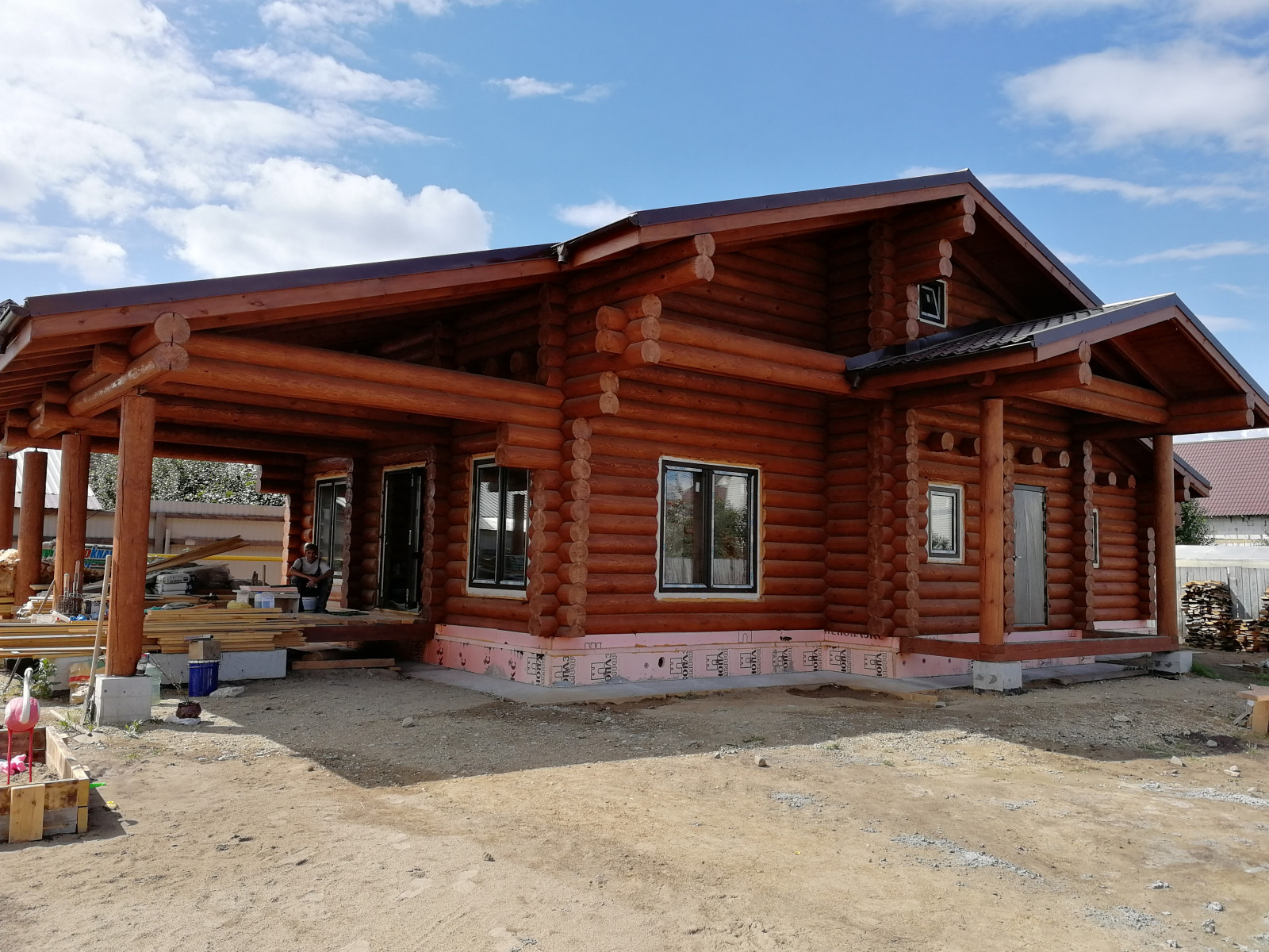 Дом-баня (наружная и внутренняя отделка)